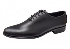 Pantofi barbati eleganti din piele naturala de culoare neagra GKR119N